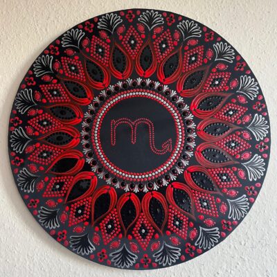 Mandala - skorpió csillagjegy 50 cm